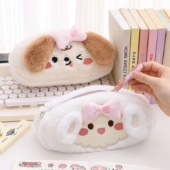Fluffy Kawaii Pencil Cases -Clothing Discount Store fluffy kawaii pencil cases pen bear bears bunny fluffy 877