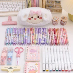 Fluffy Kawaii Pencil Cases -Clothing Discount Store fluffy kawaii pencil cases pen bear bears bunny fluffy 975