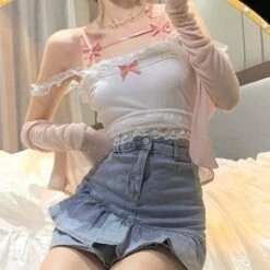 French Fairy Cami -Clothing Discount Store french fairy cami babydoll babygirl camis camisole shirt ddlg playground 455