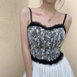 French Floral Camisole 41 French Floral Camisole -Clothing Discount Store french floral camisole belly shirt shirts crop ddlg playground 141