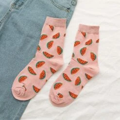 Fruity Sockies 38 Fruity Sockies -Clothing Discount Store fruity sockies ankle socks avocado avocadoes avocados bananas ddlg playground 909
