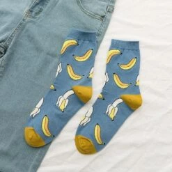 Fruity Sockies 37 Fruity Sockies -Clothing Discount Store fruity sockies bananas ankle socks avocado avocadoes avocados ddlg playground 355