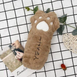 Furry Kitten Paw Pencil Case -Clothing Discount Store furry kitten paw pencil case pen cases pencil case paw cosmetic 266