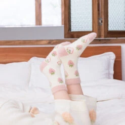 Fuzzy Berry Socks -Clothing Discount Store fuzzy berry socks berries furry kawaii babe 261