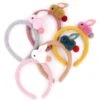 Fuzzy Bunny Headband -Clothing Discount Store fuzzy bunny headband hair accessories kawaii babe baby bun fuzzy 335