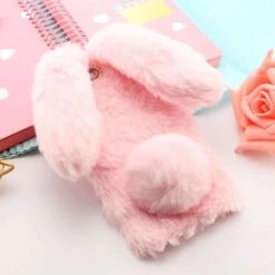 Fuzzy Bunny IPhone Case -Clothing Discount Store fuzzy bunny iphone case 3d android phone cases apple iphones ears kawaii babe ddlg playground 780