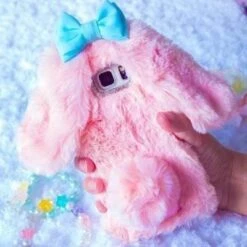 Fuzzy Bunny IPhone Case -Clothing Discount Store fuzzy bunny iphone case 3d android phone cases apple iphones ears kawaii babe ddlg playground 879