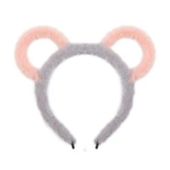 Fuzzy Ear Headbands -Clothing Discount Store fuzzy ear headbands greypink bear ears bunny cat headband furry hair accessory ddlg playground 461