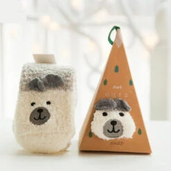 Fuzzy Holiday Animal Socks -Clothing Discount Store fuzzy holiday animal socks animal socks furry adult sized adorable 240