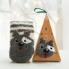 Fuzzy Holiday Animal Socks -Clothing Discount Store fuzzy holiday animal socks animal socks furry adult sized adorable 757