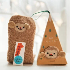 Fuzzy Holiday Animal Socks -Clothing Discount Store fuzzy holiday animal socks animal socks furry adult sized adorable 798