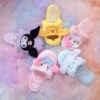 Fuzzy Bunny Embroidered Slippers -Clothing Discount Store fuzzy kuromi slippers baby bunny bunnies rabbit shoes cinnamoroll ddlg playground 704