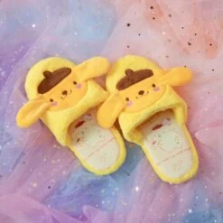 Fuzzy Bunny Embroidered Slippers -Clothing Discount Store fuzzy kuromi slippers pompompurin baby bunny bunnies rabbit shoes cinnamoroll ddlg playground 947