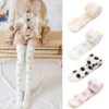 Polkadot Fuzzy Thigh Highs 1 Polkadot Fuzzy Thigh Highs -Clothing Discount Store fuzzy spotted thigh highs socks furry fuzzy fuzzy stockings knee 533