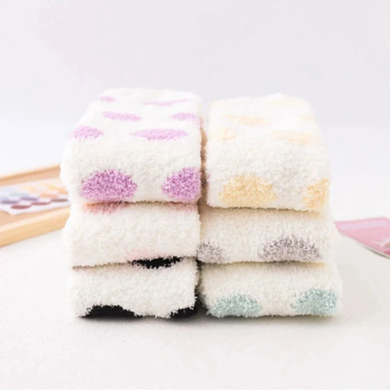 Polkadot Fuzzy Thigh Highs 14 Polkadot Fuzzy Thigh Highs - Image 12