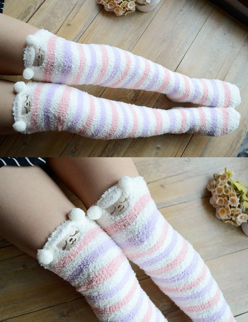 Fuzzy Thigh Highs (15+ Styles) 19 Fuzzy Thigh Highs (15+ Styles) - Image 17