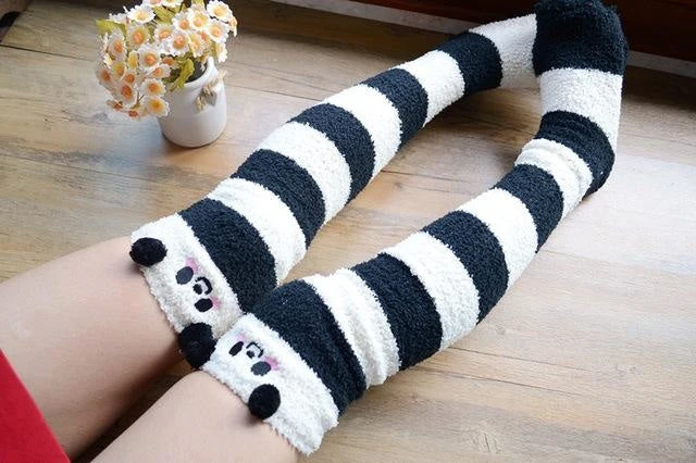 Fuzzy Thigh Highs (15+ Styles) 18 Fuzzy Thigh Highs (15+ Styles) - Image 16