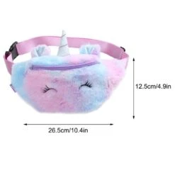 Fuzzy Unicorn Fanny Packs -Clothing Discount Store fuzzy unicorn fanny packs bag bags cross body crossbody fairy kei purse ddlg playground 514