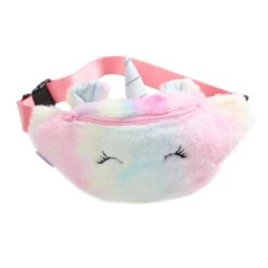 Fuzzy Unicorn Fanny Packs -Clothing Discount Store fuzzy unicorn fanny packs pink bag bags cross body crossbody fairy kei purse ddlg playground 779
