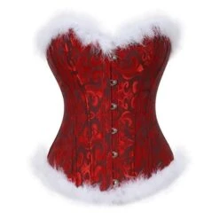 Genuine Holiday Corsets (5 Styles!) -Clothing Discount Store genuine holiday corsets 5 styles red patterned bustier christmas corset corsetry ddlg playground 155
