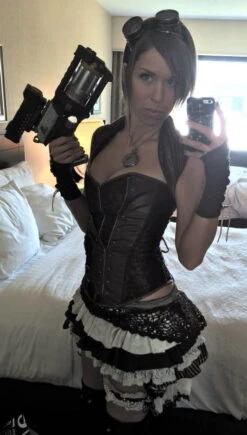 Genuine Steampunk Corsets -Clothing Discount Store genuine steampunk corsets boned brown corset clockworks corsetry cosplay kawaii babe 753