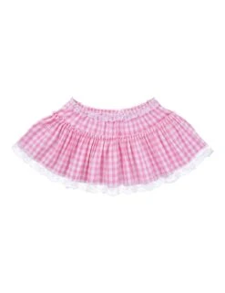 Gingham Micro Skirt -Clothing Discount Store gingham micro skirt blue plaid miniskirt pink ddlg playground 916