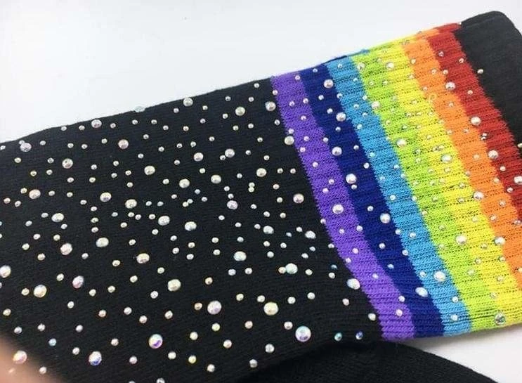 Glitter Rainbow Thigh Highs 21 Glitter Rainbow Thigh Highs - Image 19