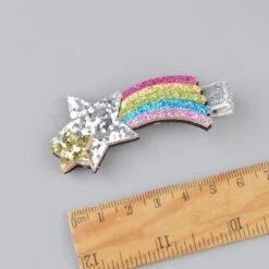 Glitter Unicorn Barettes -Clothing Discount Store glitter unicorn barettes barette bows hair accessories clip ddlg playground 191