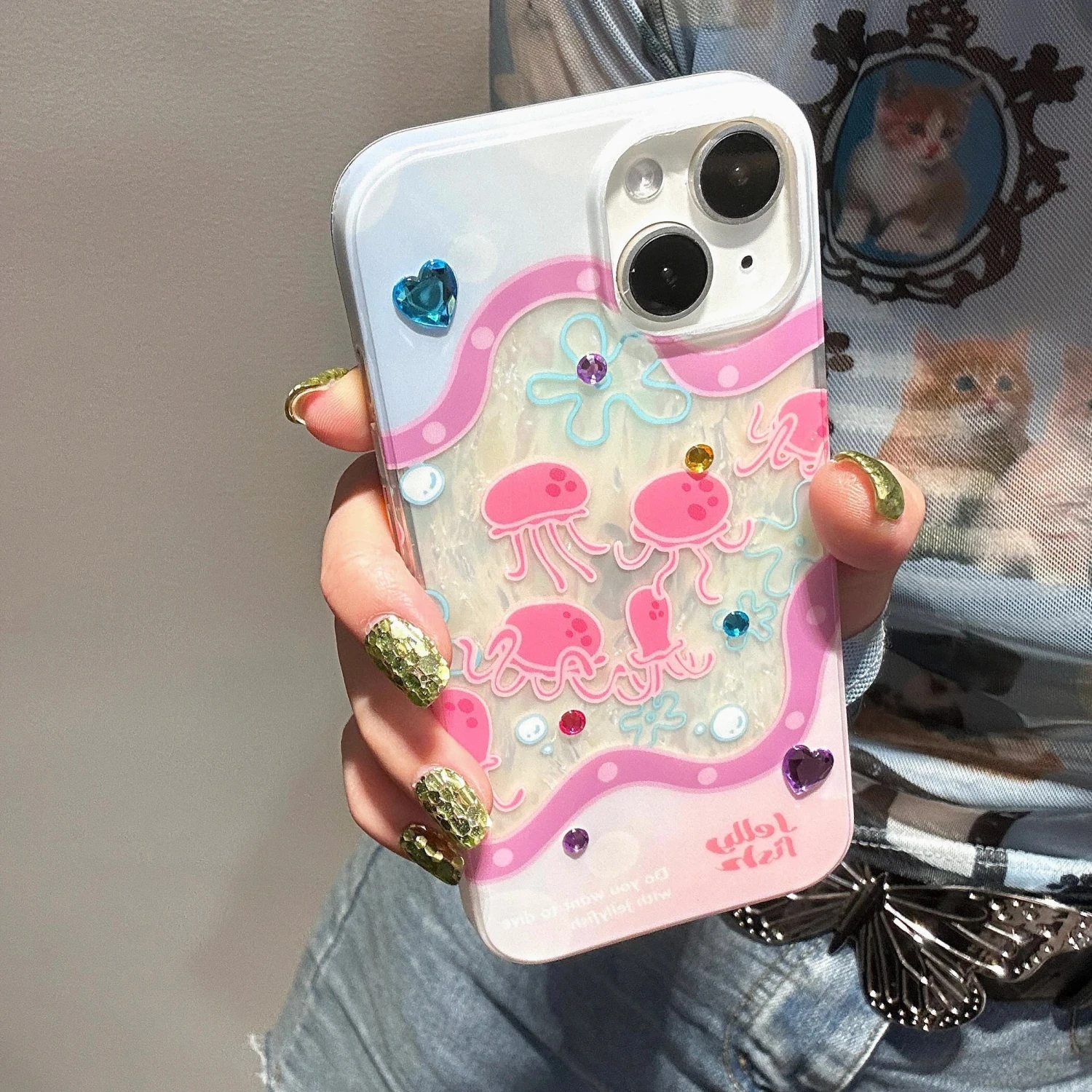 Glittering Jellyfish IPhone Case 8 Glittering Jellyfish IPhone Case - Image 6