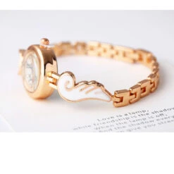 Gold Angel Wing Watch -Clothing Discount Store gold angel wing watch accessories angel wing wings anime bracelet jewelry kawaii babe 705
