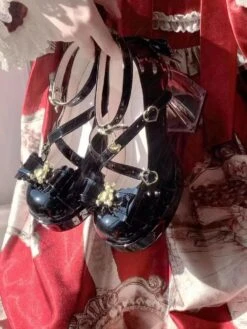 Golden Teddy High Heel Mary Janes -Clothing Discount Store golden teddy bear clear high heel mary janes pumps 178