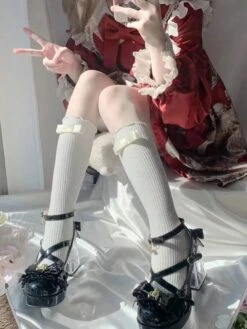 Golden Teddy High Heel Mary Janes -Clothing Discount Store golden teddy bear clear high heel mary janes pumps 630