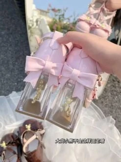 Golden Teddy High Heel Mary Janes -Clothing Discount Store golden teddy bear clear high heel mary janes pumps 798