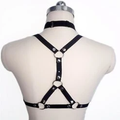 Gothic Harness 13 Gothic Harness -Clothing Discount Store gothic harness bd sm bdsm black leather bondage garter ddlg playground kawaii babe 627