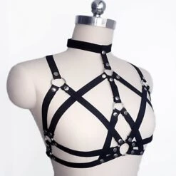 Gothic Harness 12 Gothic Harness -Clothing Discount Store gothic harness bd sm bdsm black leather bondage garter ddlg playground kawaii babe 831