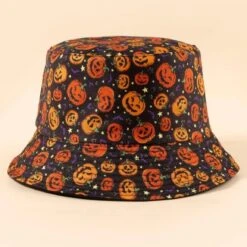 Halloween Bucket Hat -Clothing Discount Store halloween bucket hat gothic hats pumpkin ddlg playground 129
