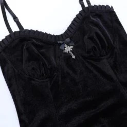 Halloween Velvet Dress 37 Halloween Velvet Dress -Clothing Discount Store halloween party dress dresses goth gothic paci ddlg playground 834