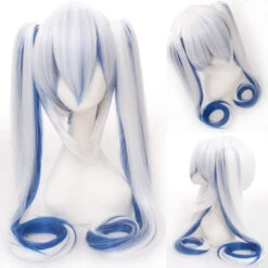 Hatsune Cosplay Wig 15 Hatsune Cosplay Wig -Clothing Discount Store hatsune cosplay wig wigs kawaii aesthetic twin tails cosplay 614