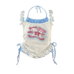 Heartbreak Bunny Cami Top -Clothing Discount Store heartbreak bunny cami top clothing tops kawaii aesthetic bear bears 434