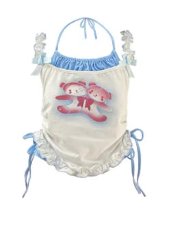 Heartbreak Bunny Cami Top -Clothing Discount Store heartbreak bunny cami top clothing tops kawaii aesthetic bear bears 852