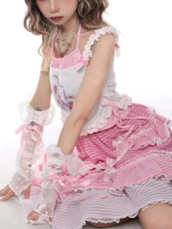 Heartbreak Bunny Cami Top -Clothing Discount Store heartbreak bunny cami top clothing tops kawaii aesthetic bear bears 914