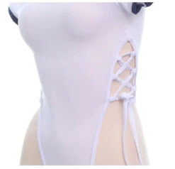 High Slit Bodysuit -Clothing Discount Store high slit bodysuit adult onesie onesies body suit suits bodysuit onesie kawaii babe 668