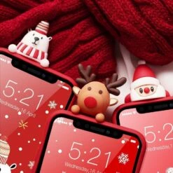 Holiday Critters IPhone Case -Clothing Discount Store holiday critters iphone case apple cases covers festive phone ddlg playground kawaii babe 180
