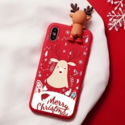 Holiday Critters IPhone Case -Clothing Discount Store holiday critters iphone case for 11 reindeer apple cases covers festive phone ddlg playground kawaii babe 330