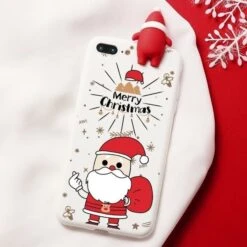 Holiday Critters IPhone Case -Clothing Discount Store holiday critters iphone case for 11 santa bag apple cases covers festive phone ddlg playground kawaii babe 997