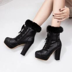 Holiday Booties 29 Holiday Booties -Clothing Discount Store holiday lolita booties ankle boots christmas shoes festive ddlg playground 277