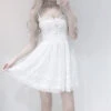 Innocent White Lace Dress -Clothing Discount Store innocent white lace dress bridal shower bride dresses kawaii babe 192