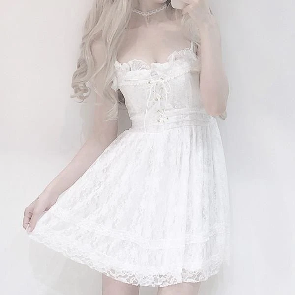 Innocent White Lace Dress 9 Innocent White Lace Dress - Image 7