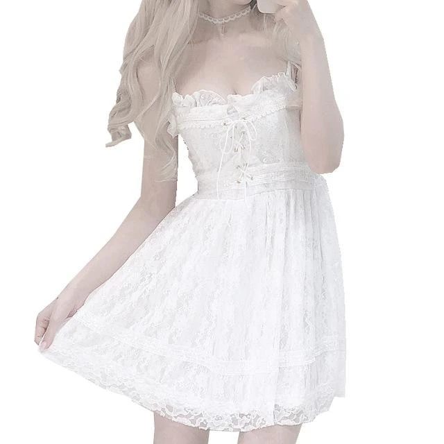 Innocent White Lace Dress 10 Innocent White Lace Dress - Image 8