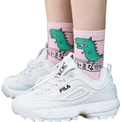 Japanese Dino Socks -Clothing Discount Store japanese dino socks ankle socks cotton dino dinosaurs green dinosaur socks kawaii babe 553